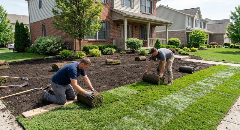 Bluegrass Sod Installation in Aiken, SC